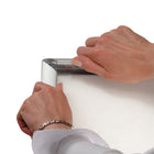 Seco Aluminum Snap Poster Frame - 12" x 18" - Silver-Dimensions: 12" x 18"