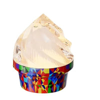 OSGONA - Lampe de chevet à DEL Silhouette en crème glacée - Arc-en-ciel-Présente un design ludique inspiré de la crème glacée qui ajoute une touche décorative tout en offrant un éclairage d’ambiance