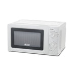 Commercial Chef 0.6 cu. ft. 600W Countertop Microwave - White-6 Power Levels: Our compact microwave (17.75" x 12.5" x 10.25") has 6 outstanding heating settings, including Low, Defrost, Medium Low, Medium, Medium-High & High.