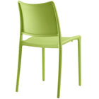 Modway Hipster Dining Side Chair - Green - 2 Pack-For indoor or outdoor use