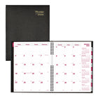 Brownline 2026 CoilPro 14-Month Monthly Planner Hard Cover with Twin-Wire Binding - 11" x 8-1/2" - Black - English-14-Month: December 2025 to January 2027