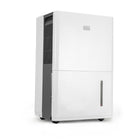 BLACK+DECKER 370 Sq. Ft. Dehumidifier for Large Spaces-High Efficiency: This dehumidifier with drain hose extracts up to 30 pints of water per 24 hours. Reduces humidity in areas up to 3000 sq. ft.2012 DOE/ 370 sq. ft.2019 DOE standards.