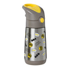 b.box Insulated Drink Bottle - 350 ml - Batman-Silicone straw top is flexible and soft on little mouths for free-flow drinking