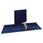 Avery Heavy Duty Binder, 4" Sized One Touch Locking D Rings, Navy, (79970)-Locking D, 3 rings, One Touch binder closure