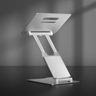 ShoppingAll - Support Ergonomique Réglable en Hauteur pour Ordinateur Portable - Argent - Paquet de 4-10