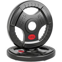Soozier 2 x 22 lb Weight Plates Set - 2-Inch Barbell Weights Set-Includes 2 x 22 lb weight plates 