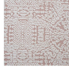 Modway - Javiera Marocain contemporain Tapis de comédie 8 pi l x 10 pi L - Ivory et Cameo Rose-Microfibre 100% polyester