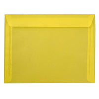 JAM Paper - Enveloppes en papier vélin translucide, 9 x 12 po, jaune, 100 par paquet-Jaune