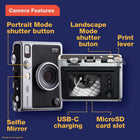 Fujifilm Instax Mini Evo Hybrid Camera and Printer-10x Integrated lens effects