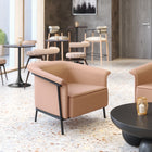 Zuo Burry Accent Chair - Tan-Chair Weight Capacity: Supports up to 280 lb