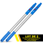Gritt Commercial - Manche en aluminium de 20 po - Lot de 2-Fabriqué en aluminium solide pour une durabilité accrue