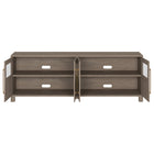 Hudson&Canal Holbrook TV Stand for TV's up to 75" - Antiqued Grey Oak-Clean with a soft, dry cloth and no harsh chemicals or abrasive cleaning materials