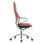 Nexten Pro Full Height Back Office Chair - Brown-German-engineered Bock seating mechanism