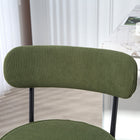 HOMCOM 27" Counter Height Modern Bar Stools - Green - 2 Pack-Simple, modern style fits effortlessly into your kitchen or dining space
