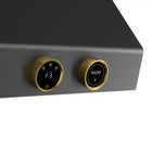 KUCHT KRHG360-GL 36 po Hotte sous armoire - avec commandes numériques - 900 CFM - Gemstone/Or-Hotte de style professionnel équipée de 3 ventilateurs puissants jusqu’à 900 CFM, offrant plusieurs niveaux de débit d’air et captant la fumée et les odeurs de cuisson dans un fonctionnement silencieux