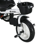 Qaba - Tricycle 6 en 1 pour tout-petits avec poignée de poussée parentale - rose-Dimensions totales : 44,1 po L x 19,7 po l x 40,9 po H (112L x 50l x 104H cm) 