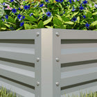 Outsunny - Jardin surélevé 2 pi x 2 pi x 1 pi 2 pièces avec cadre en acier galvanisé pour légumes - gris clair - Paquet de 2-Convient pour planter des légumes, des herbes, des fleurs et plus encore 