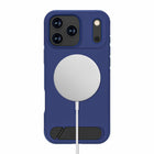 Blu Element Armour Ultra Compatible with MagSafe with Kickstand Case for iPhone 17 Pro Max - Navy-Quick response electroplate buttons