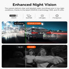 Vantrue N2X 2.7K/1080P Dual Front and Interior Dash Cam with 64 GB SD Card-Built in 5g wifi enables instant preview editing and downloading of videos through the free vantrue app