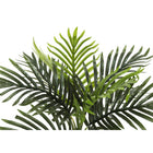 Monarch Specialties - Plante Artificielle - 20 po H - Palme - Mis En Pot - Touche Réelle - Feuilles Vertes - Pot Noir-6