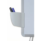 Staples Foldable Dry-Erase Presentation Easel Tripod with Pen Cups - 30" x 42" - Aluminum Frame-Includes 2 removable pen cups and a full length marker tray