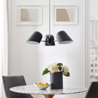 Modway Briana 3-Light Pendant Light - Black-Professional Hardwire Installation