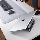  BlueDiamond - Station d'accueil USB-C 5 en 1 avec sortie et support pour portable-Dimensions globales: 8 po L x 10 po Lx 4,5 po P