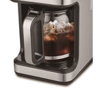 Salton - Cafetière numérique en acier inoxydable - 14 tasses-Affichage DEL facile à lire : naviguez sans effort grâce à l'affichage LED clair, avec du texte blanc sur un fond noir pour une visibilité et un contrôle aisés