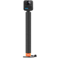 GoPro 32" Floating Extension Pole-Extends to 32in (80cm)—way past the minimum stitch distance for invisible 360 pole shots, making it perfect for 360 camera users
