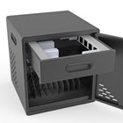Luxor 40-Device Modular 4 Cabinet AC Charging Cart with Double Dolly-Cabinets can sit on shelves, mount to walls, be stacked, or connected to optional dollies for mobility