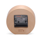 Nexten Pro Wooden Table Clock - Line - Dish Shape-Power: Requires 1 AA Battery (Not included)
