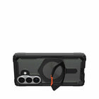 UAG Plasma XTE Rugged Kickstand Cell Phone Case with Magnets for Galaxy S26 - Black/Orange-Oversized Tactile Buttons