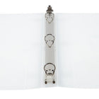 JAM Paper Plastic 0.5" 3-Ring Binder - Clear-This document holder is a staple for all of your projects, assignments, memos, school work, and any other important documents that need to be kept safe.