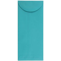 JAM Paper #11 Policy Envelopes, 4.5 x 10.38, Brite Hue Sea Blue Recycled, 100 Pack (3156395g)-Sea blue
