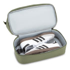 Swiss Gear Mini Weekender with Drop Bottom - Sage Green-Front zippered quick-access pocket with integrated key/fob lanyard