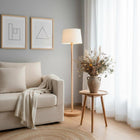Decent Living -  Lampadaire à base en bois-6
