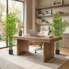 HOMCOM - Arbre de bambou artificiel 5 pi en pot - vert - lot de 2-Couleur : Vert 