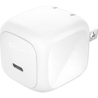Belkin BoostCharge Compact 45W USB-C Fast Charge Wall Charger - White-Compact size with foldable prongs that make it great for travel
