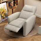 HOMCOM Power Recliner with USB Ports - Beige-Soft dyed fabric with a leather-like look resists wear and keeps you comfortable  