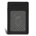Champs - Porte-cartes d'accès en cuir Onyx - Noir-Doublure RFID