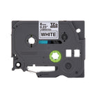 Brother - TZe211 Ruban laminé authentique pour étiqueteuses P-touch - 6 mm de largeur x 8 m de longueur - blanc avec texte noir-Pour les applications d'étiquetage quotidiennes à la maison, au bureau ou au travail, comme les dossiers, les codes-barres, les clés USB, les fournitures de bureau, le contenu du garde-manger et du congélateur, les articles pour enfants et l’équipement