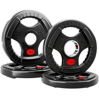 Soozier Weight Plates Set - 2-Inch Barbell Weights Set - 2 x 6 lb - 2 x 11 lb-Includes 2 x 6 lb and 2 x 11 lbs weight plates 