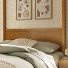 Modway Alva Queen Wood Canopy Platform Bed - Oak-Wood Slat Support System
