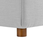Modway Commix Down Filled Overstuffed Ottoman - Light Grey-8