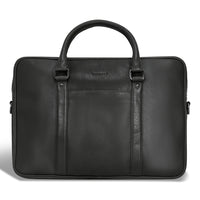 Champs - Onyx Collection Porte-documents Slim en cuir - Noir-CHAMPS Onyx Collection Porte-documents Slim