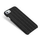 Gry Mattr Pinstripe Fabric Case for iPhone 6, 7, 8 - Charcoal-Slim Design