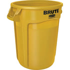 Brute 32 Gallon Vented Round Containers - Yellow - 2 Pack-Brute Container, Vented