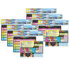Ashley Productions Smart Poly Learning Mat - 12" x 17" - Double-Sided - Keyboard Basics - Internet Safety - 6 Pack-Heavy duty double-sided surface, no lamination required