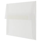 JAM Paper - Enveloppes d'invitation A9 en vélin translucide - 5,75 po x 8,75 po - Transparent - 25/paquet (900964615)-Taille : A9 (5,75 x 8,75 pouces)