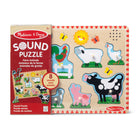 Melissa & Doug Farm Animals Sound Puzzle (LCI726)-Ages 2 - 6 years and grades kindergarten - 2nd